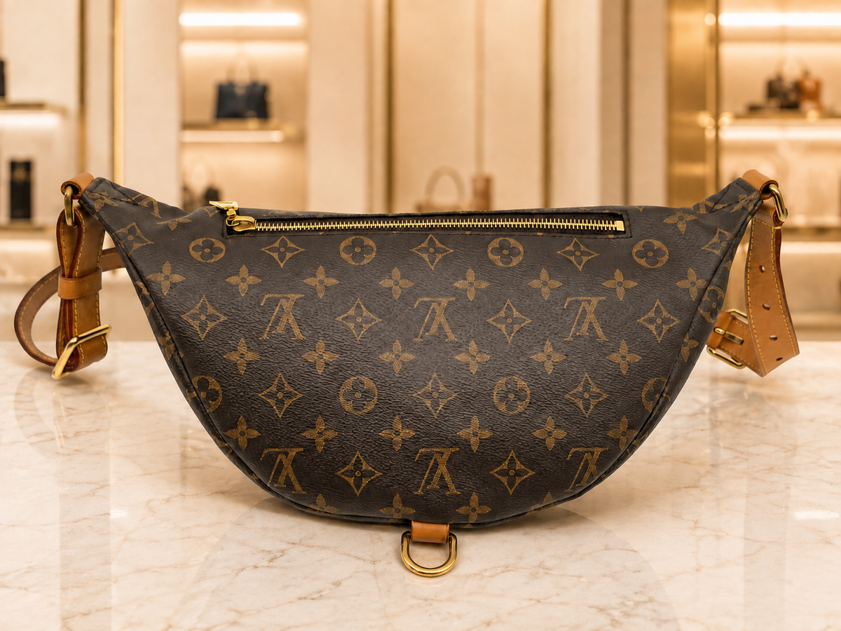 Vintage Monogramm-Bauchtasche