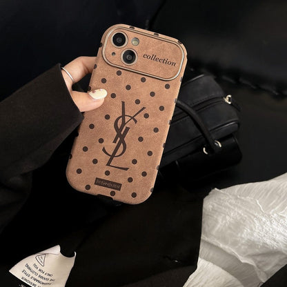 Braune Punkte-iPhone-Hülle – Originalansicht 11