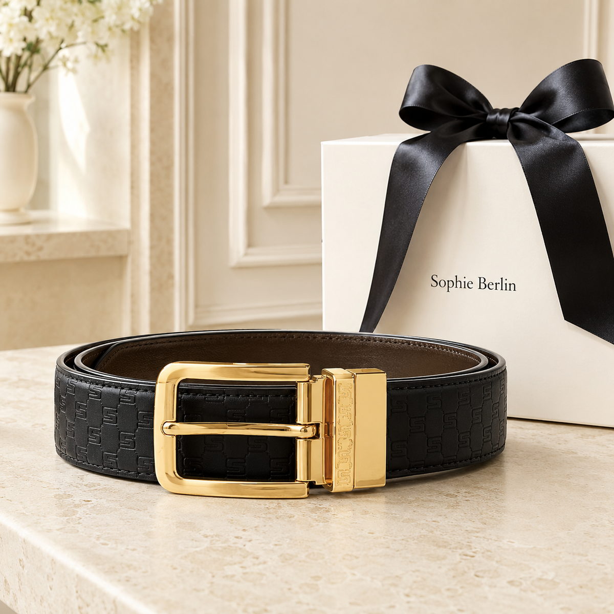 Cheval Wendegürtel für Herren – Schwarz/Gold, 38 mm – Sophie Berlin Profilbild