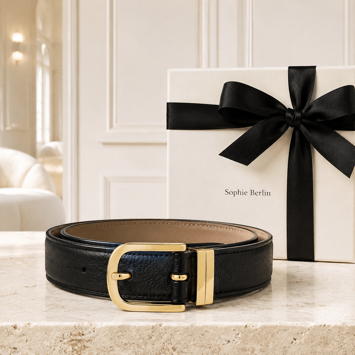 Cape Wendegürtel für Herren – Schwarz/Gold, 32 mm – Sophie Berlin Profilbild