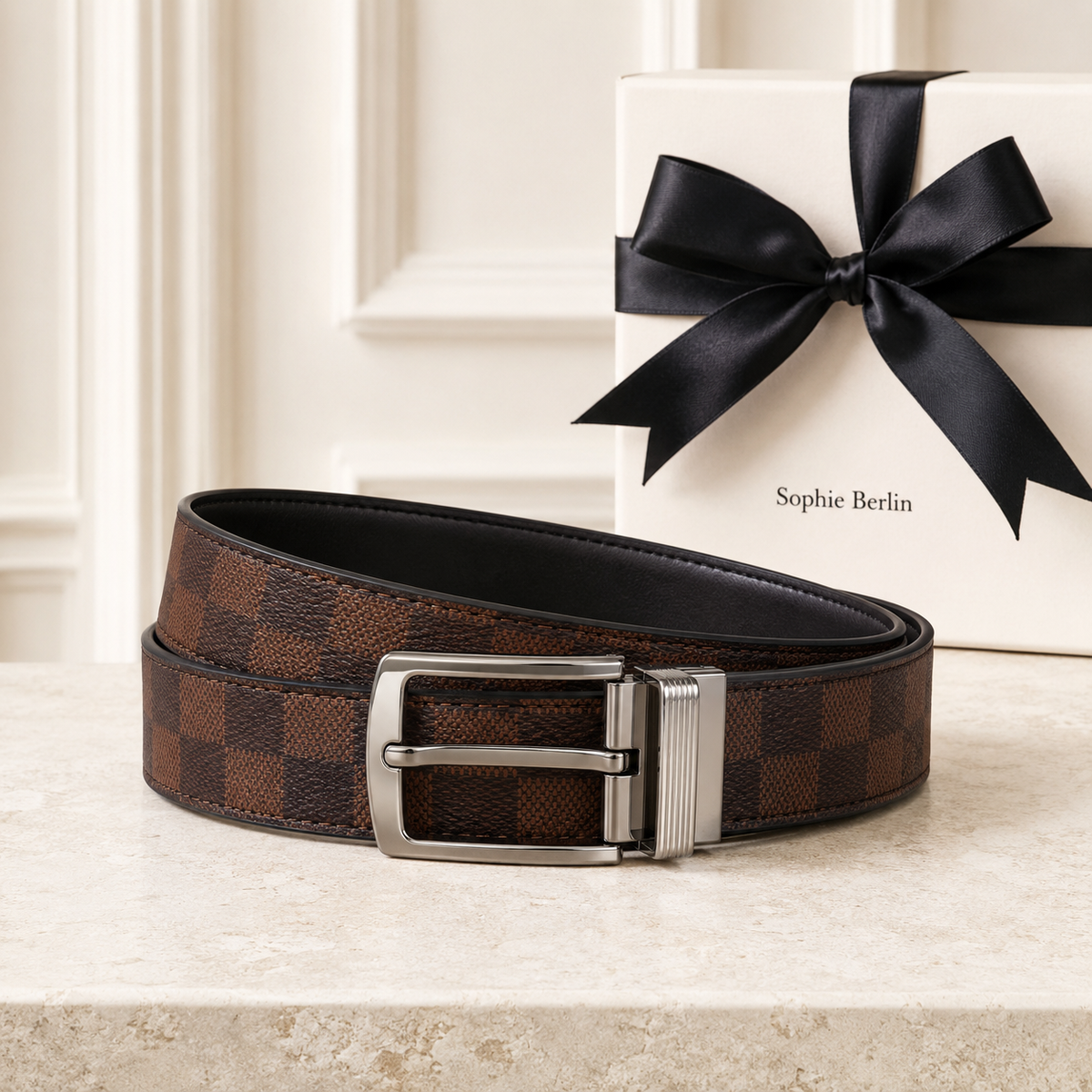 Nomade Wendegürtel für Herren – Braun/Schwarz, 40 mm – Sophie Berlin Profilbild