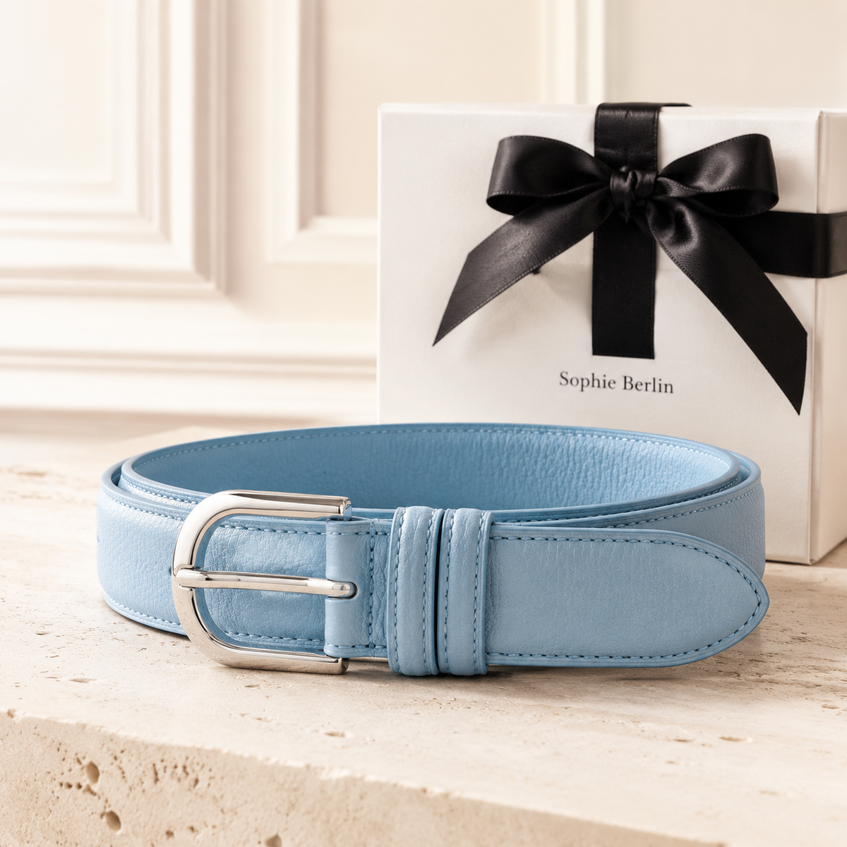 Etrivière Herrengürtel in Hellblau – 32 mm – Sophie Berlin Profilbild