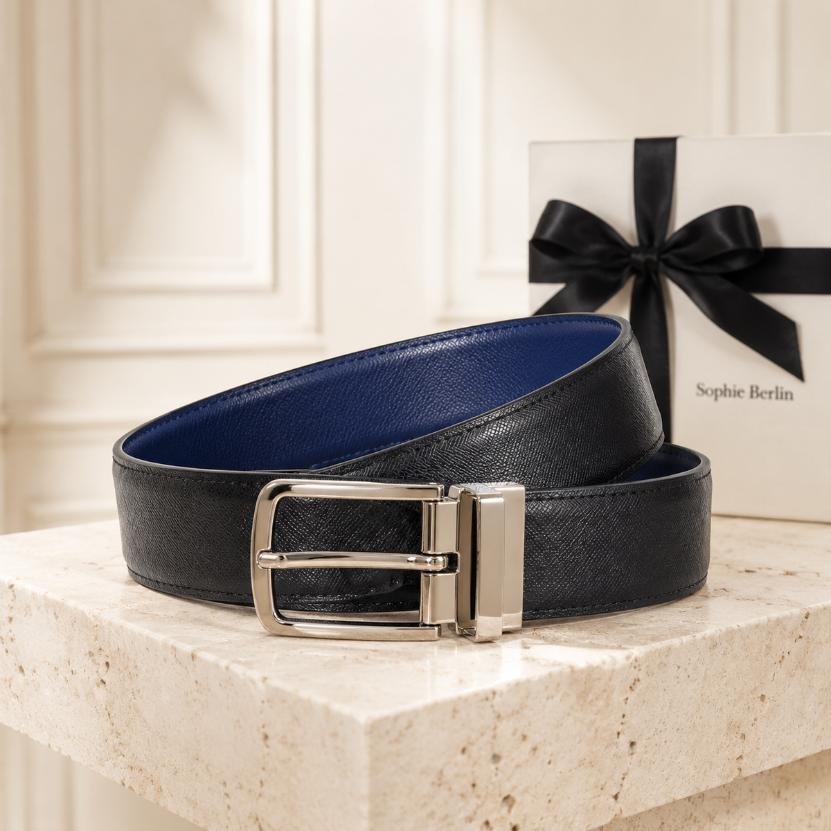 Royal Bleu Wendegürtel für Herren – 38 mm – Sophie Berlin Profilbild