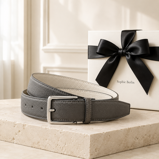 Martelé Wendegürtel für Herren – Graphit/Kreide, 32 mm – Sophie Berlin Profilbild