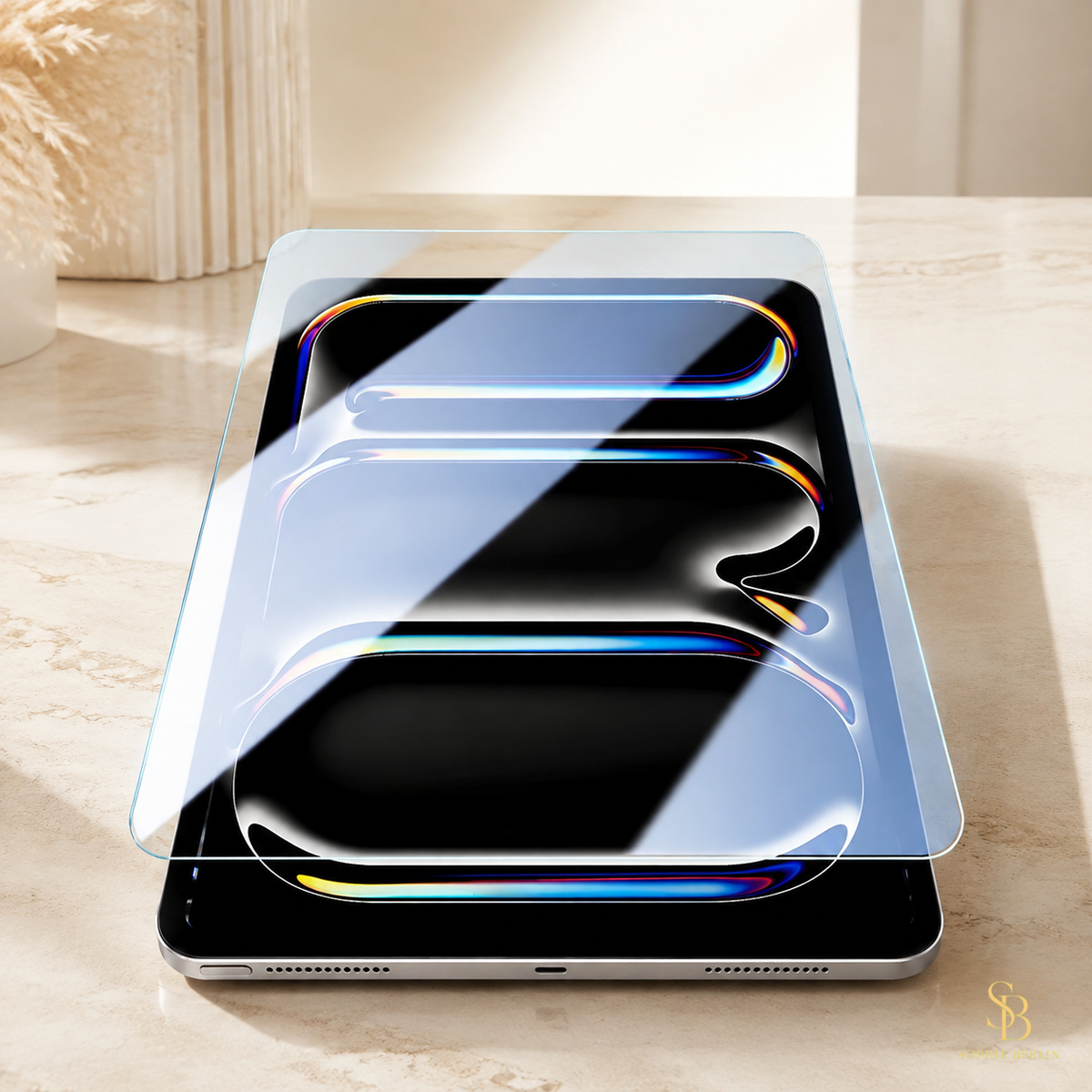 Transparentes Displayschutzglas für das iPad – Sophie-Berlin-Luxusansicht 5