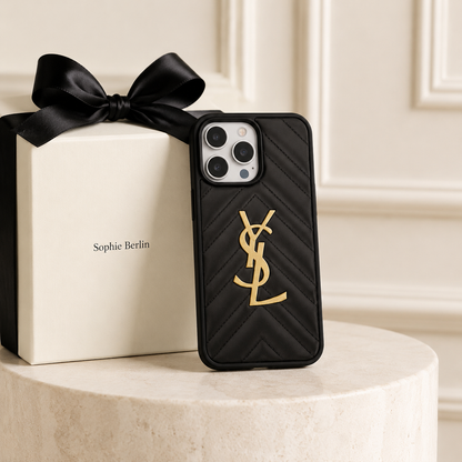 Schwarz-weiße iPhone-Hülle – Sophie Berlin Luxusprofil