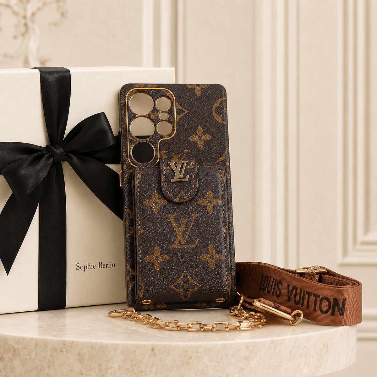 Schwarze Signature-Handyhülle für Samsung Galaxy