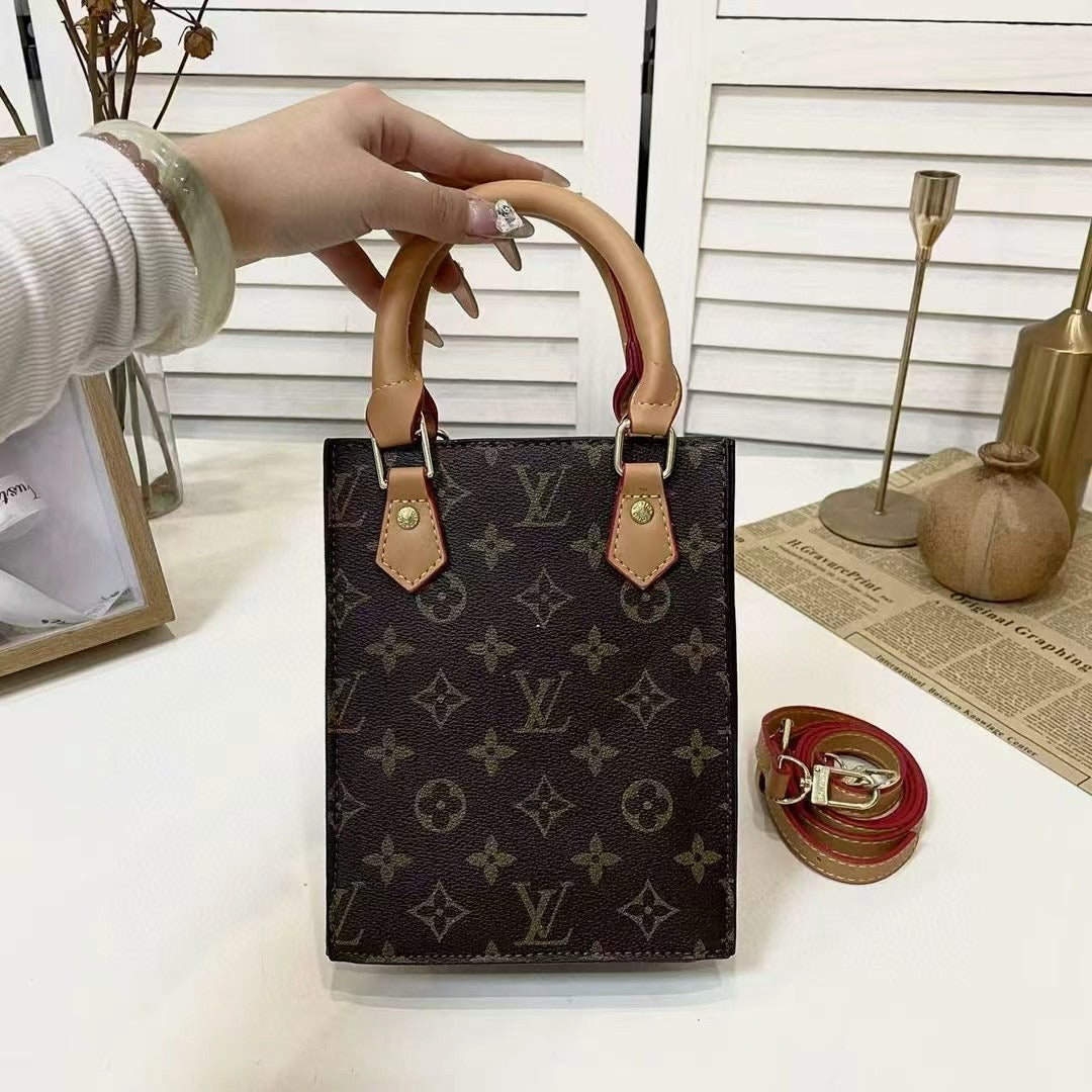 Mini-Handytaschen-Anhänger mit Tragegriff – Originalansicht 6