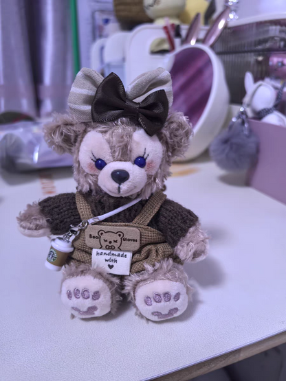 Plüsch-Teddy-Taschenanhänger in vier Farben – Originalansicht 4