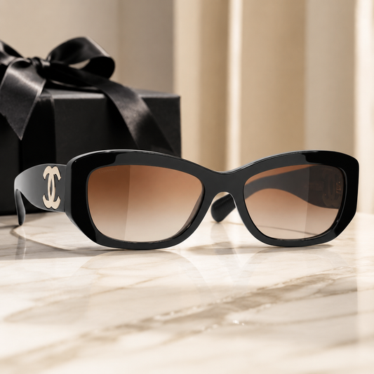 Klassische Retro-Rahmen Sonnenbrille – Luxusansicht