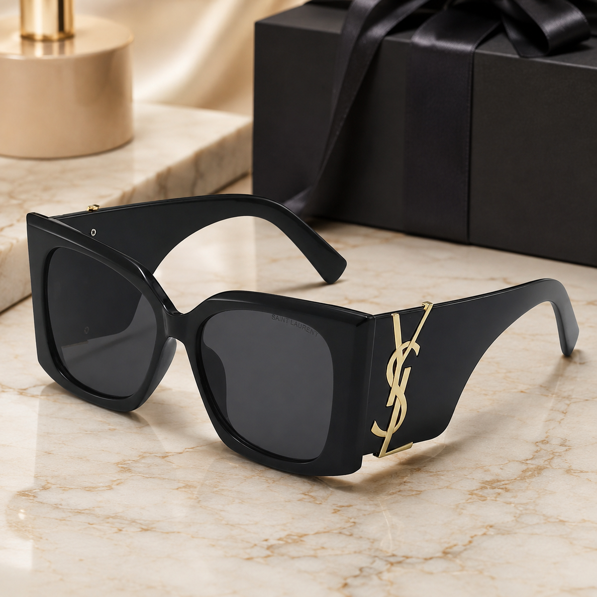 Luxus Sonnenbrille mit großem Rahmen Y-01 – Luxusansicht