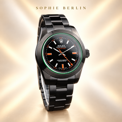 Volta Herrenuhr – Anthrazit & Schwarz | 40 mm – Seitenansicht
