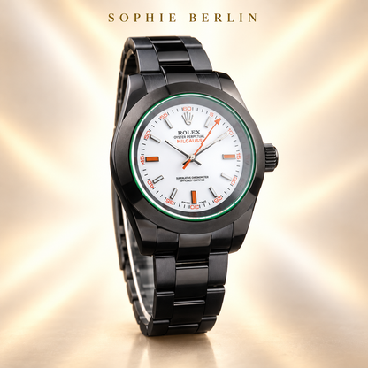 Volta Herrenuhr – Anthrazit & Weiß | 40 mm – Seitenansicht