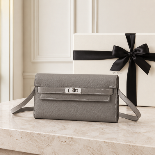 Céleste To-Go Portemonnaie in Grau – Sophie Berlin