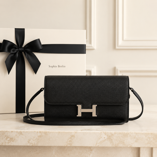 Élodie To-Go Portemonnaie in Schwarz – Sophie Berlin