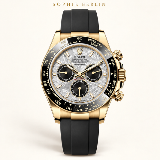 Velaro Chronograph Meteorite Schwarz 40 mm – Profilansicht