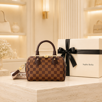 Speedy Bandoulière 20 Damier Ébène Luxus-Profilfoto