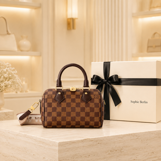 Speedy Bandoulière 20 Damier Ébène Luxus-Profilfoto