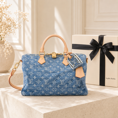 Speedy Soft 30 Denim Blau – Luxus-Profilfoto