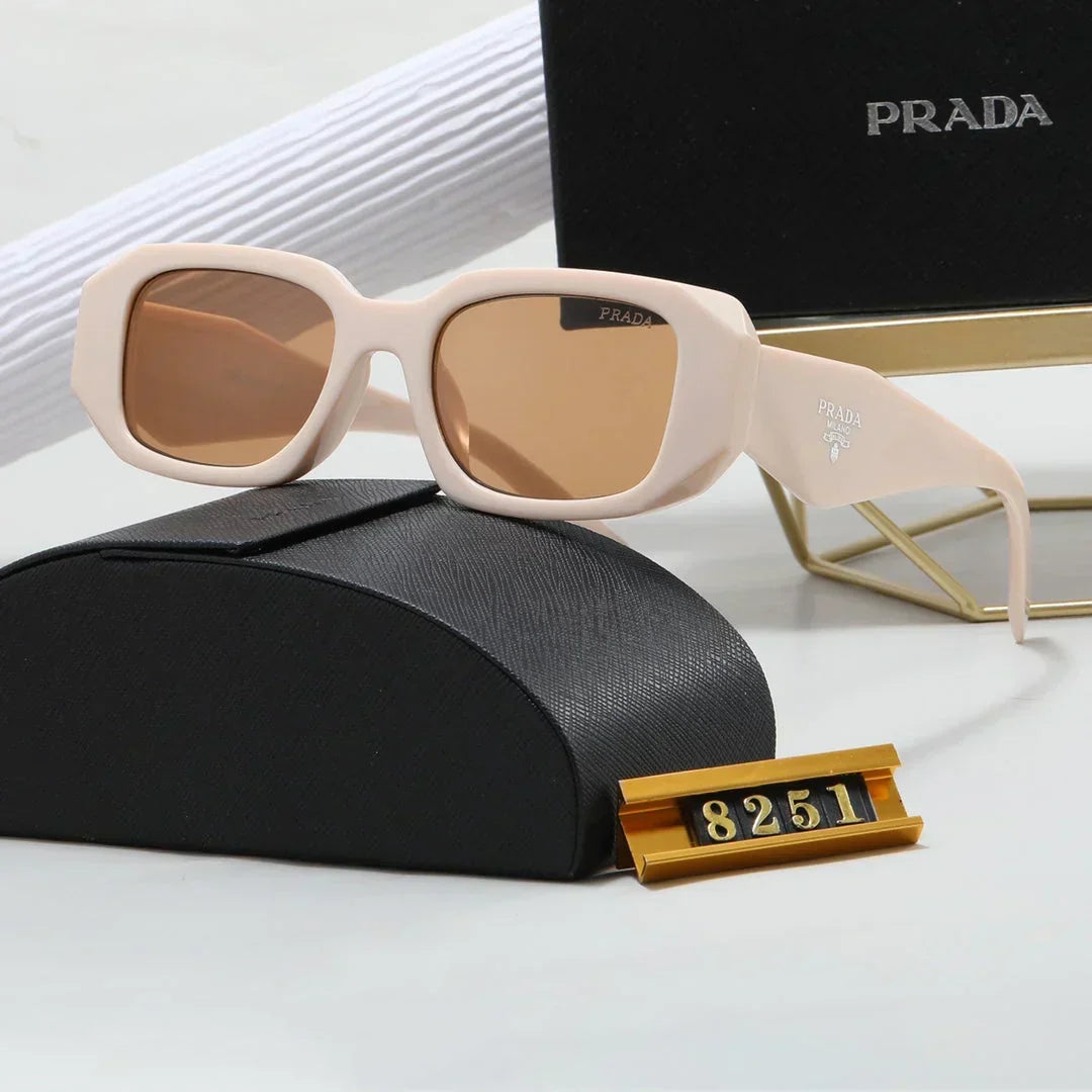 Polygonale Retro Unisex-Sonnenbrille 8251 – Ansicht 10