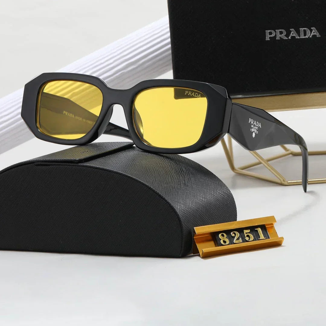 Polygonale Retro Unisex-Sonnenbrille 8251 – Ansicht 12