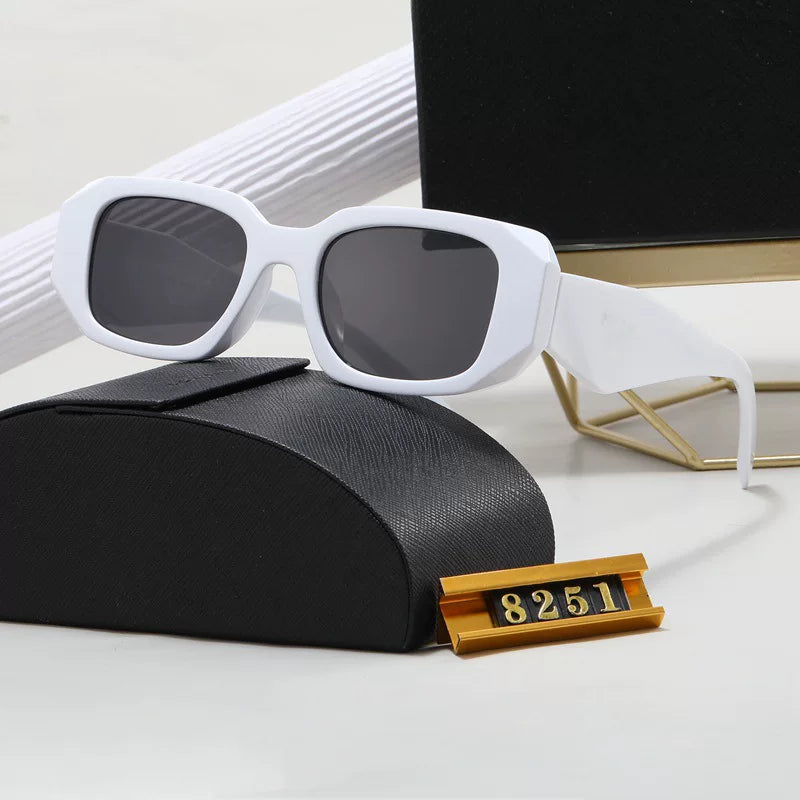 Polygonale Retro Unisex-Sonnenbrille 8251 – Ansicht 13