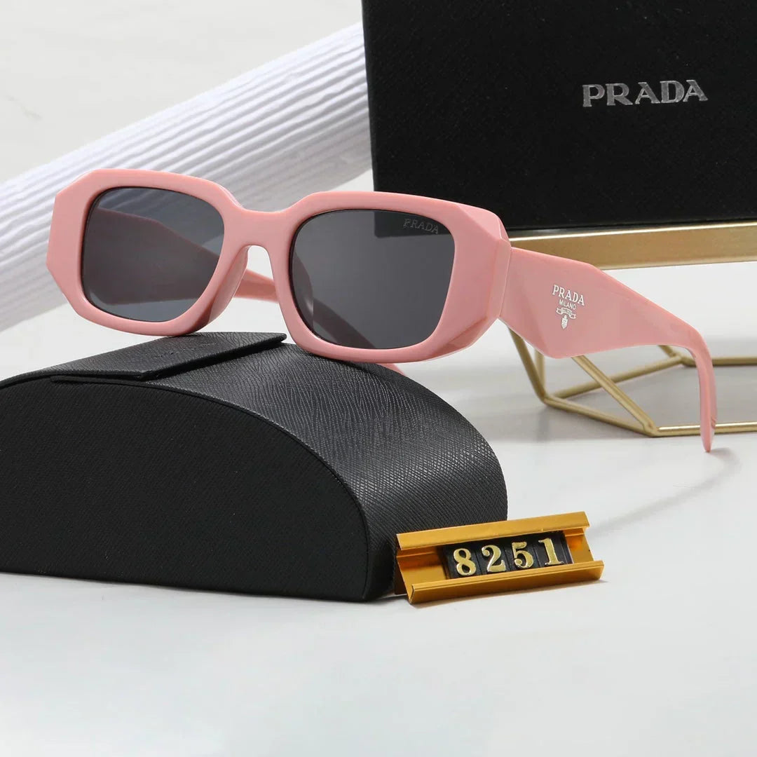 Polygonale Retro Unisex-Sonnenbrille 8251 – Ansicht 20