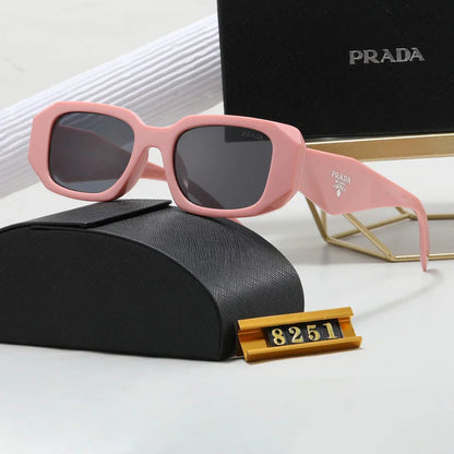 Polygonale Retro Unisex-Sonnenbrille 8251 – Ansicht 20