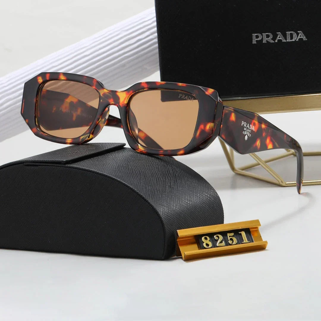 Polygonale Retro Unisex-Sonnenbrille 8251 – Ansicht 9
