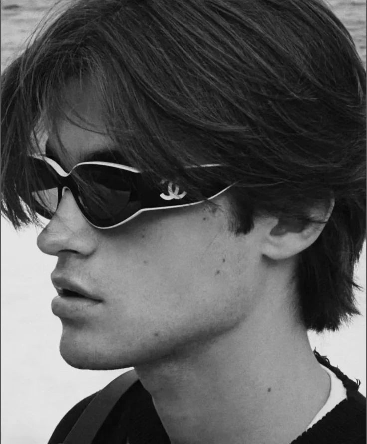 Premium Rechteck-Acetat Sonnenbrille – Ansicht 3