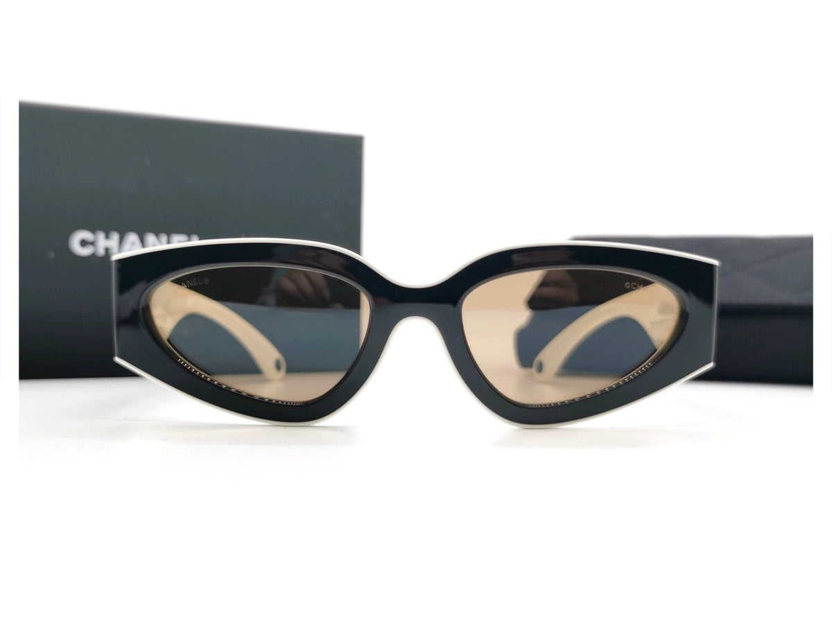 Premium Rechteck-Acetat Sonnenbrille – Ansicht 6