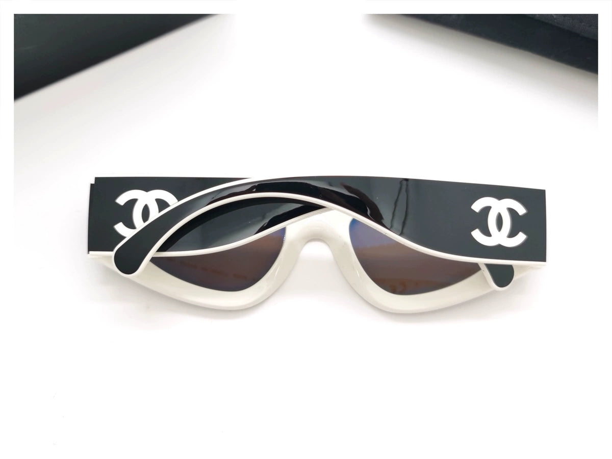 Premium Rechteck-Acetat Sonnenbrille – Ansicht 8