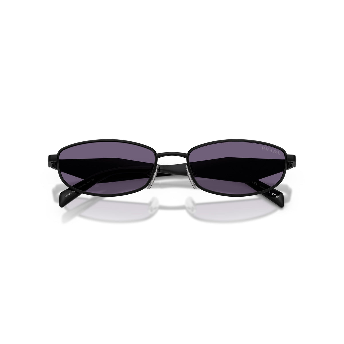 Luxus ovale Metall-Sonnenbrille – Ansicht 16