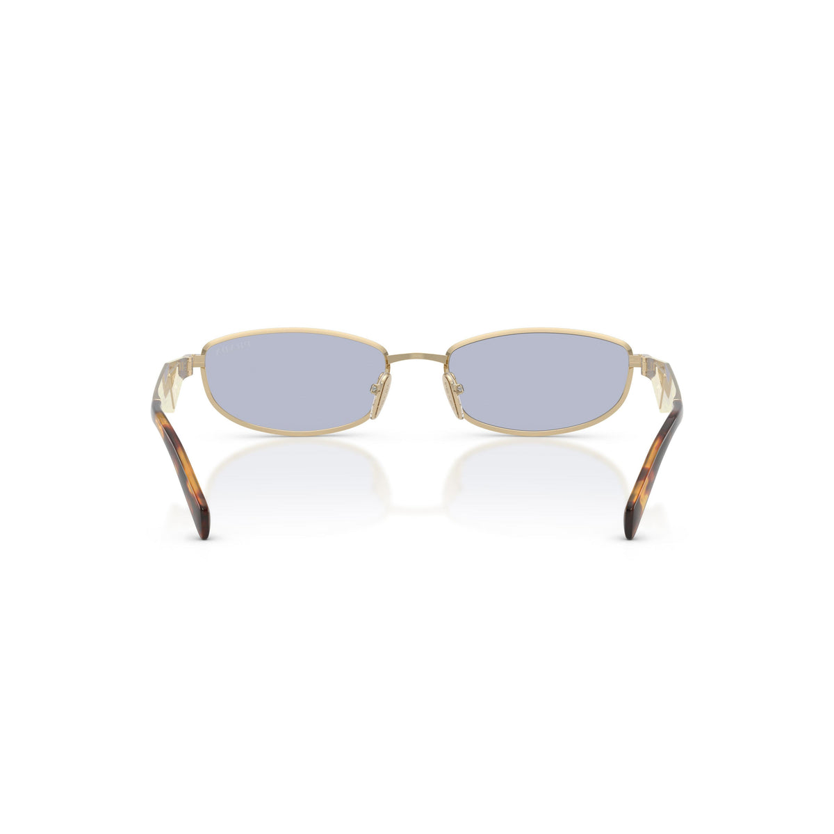 Luxus ovale Metall-Sonnenbrille – Ansicht 18