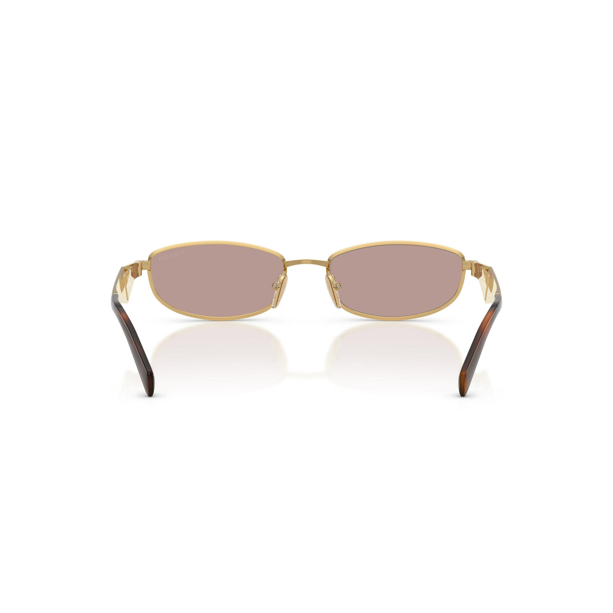 Luxus ovale Metall-Sonnenbrille – Ansicht 3
