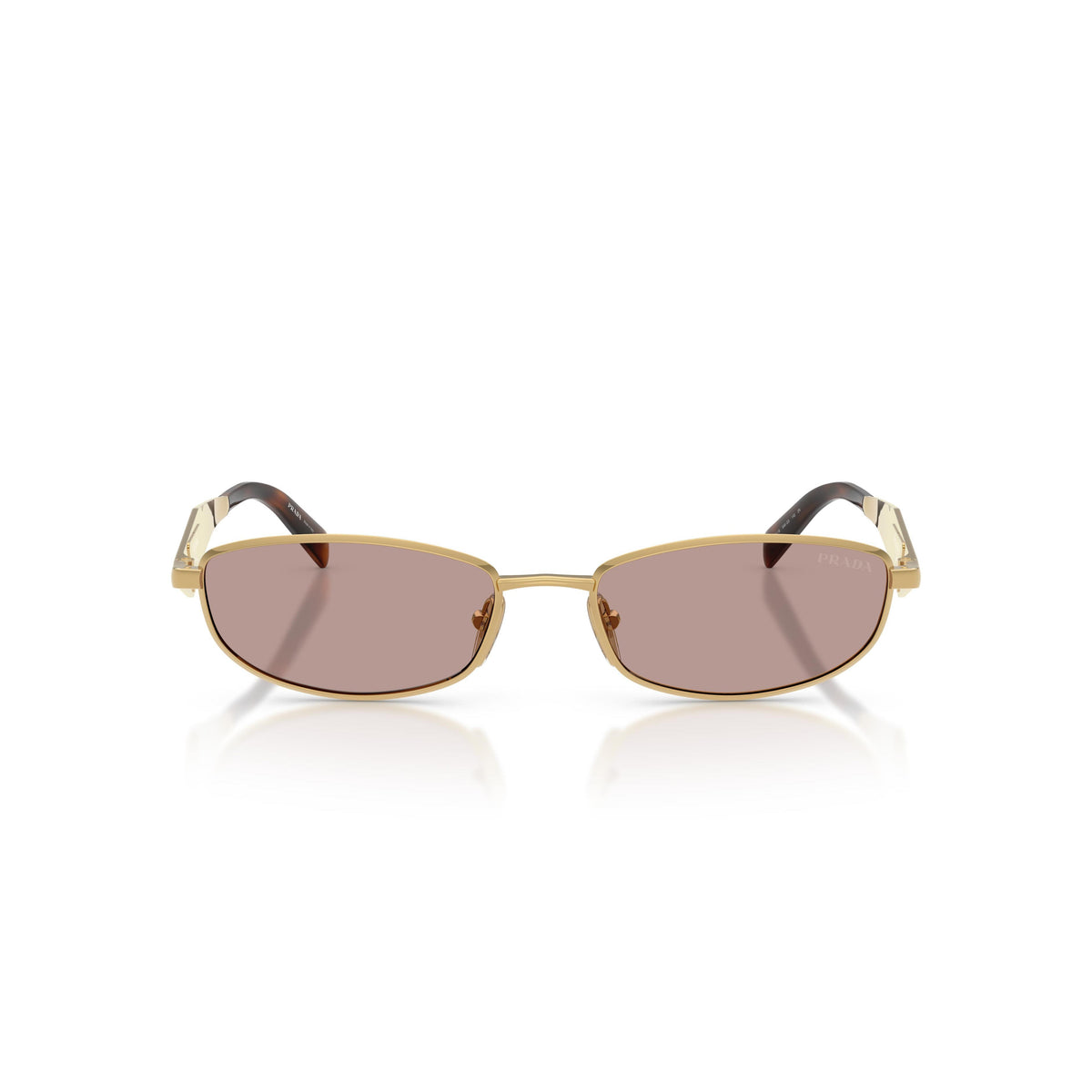 Luxus ovale Metall-Sonnenbrille – Ansicht 4