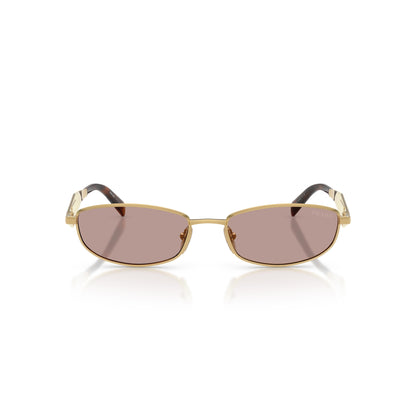 Luxus ovale Metall-Sonnenbrille – Ansicht 4