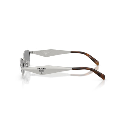 Luxus ovale Metall-Sonnenbrille – Ansicht 9