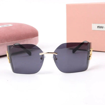Modische randlose Sonnenbrille – Ansicht 12
