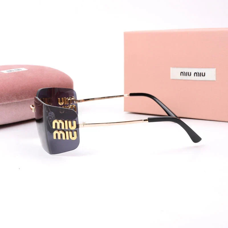 Modische randlose Sonnenbrille – Ansicht 13