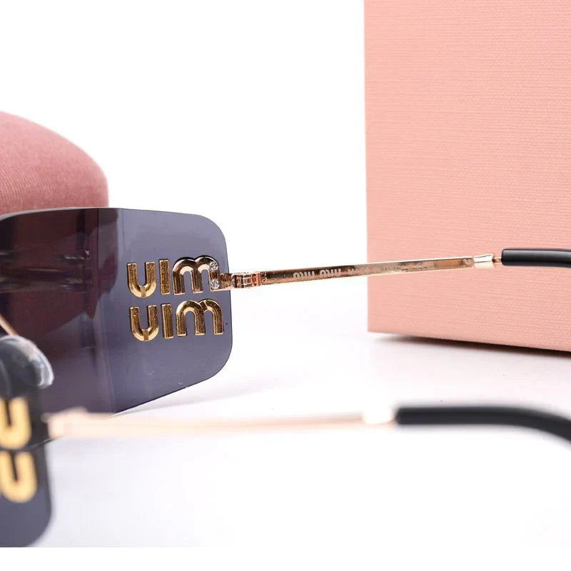 Modische randlose Sonnenbrille – Ansicht 4