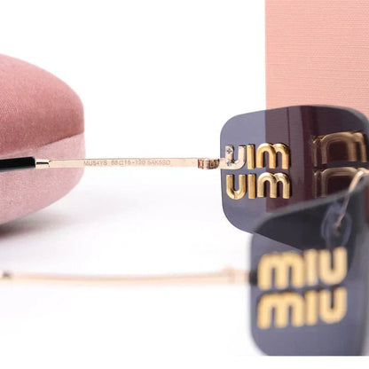 Modische randlose Sonnenbrille – Ansicht 5