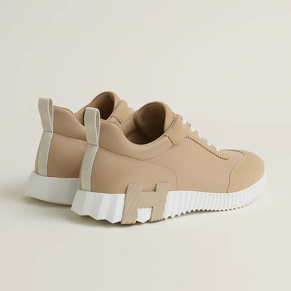 Bouncing Sneaker aus Leder beige – Ansicht 3