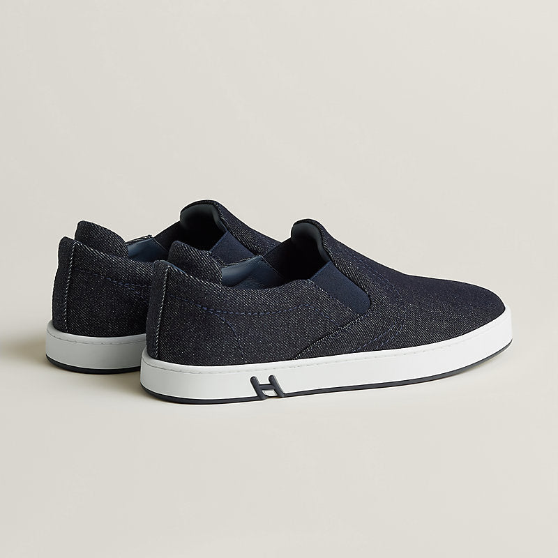 Lucky Slip-on-Sneaker Denimblau – Ansicht 2