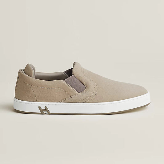 Lucky Slip-on-Sneaker Kieselbeige – Ansicht 1