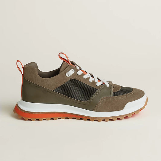 Leader Sneaker étoupe / Grün – Ansicht 1