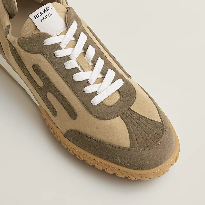 Jet Sneaker Leinenbeige / Tundragrün – Ansicht 3