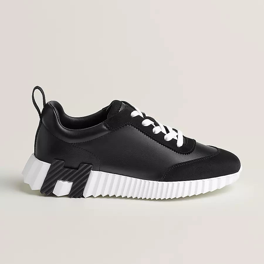 Bouncing Sneaker Veloursleder Schwarz – Ansicht 1