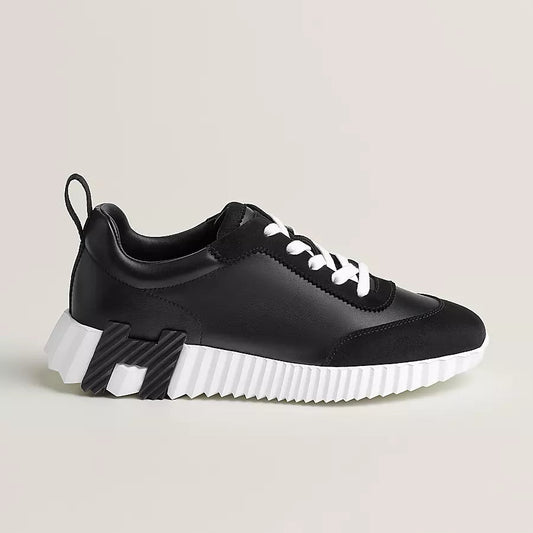 Bouncing Sneaker Veloursleder Schwarz – Ansicht 1