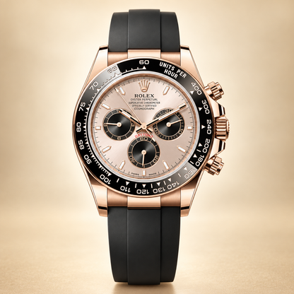 Velaro Chronograph – Frontansicht Sundust und Schwarz